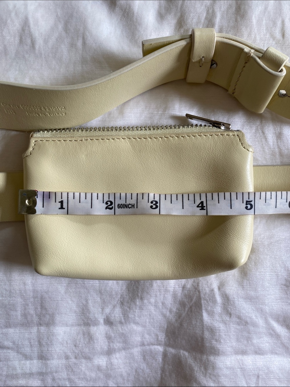 Yellow Double Pouch Belt Bag - Picture 8 of 8